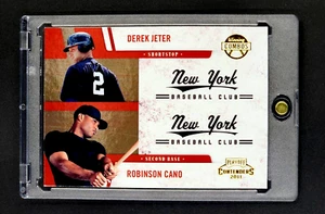2011 Playoff Contenders Winning Combos #19 Derek Jeter / Robinson Cano HOF - Picture 1 of 10