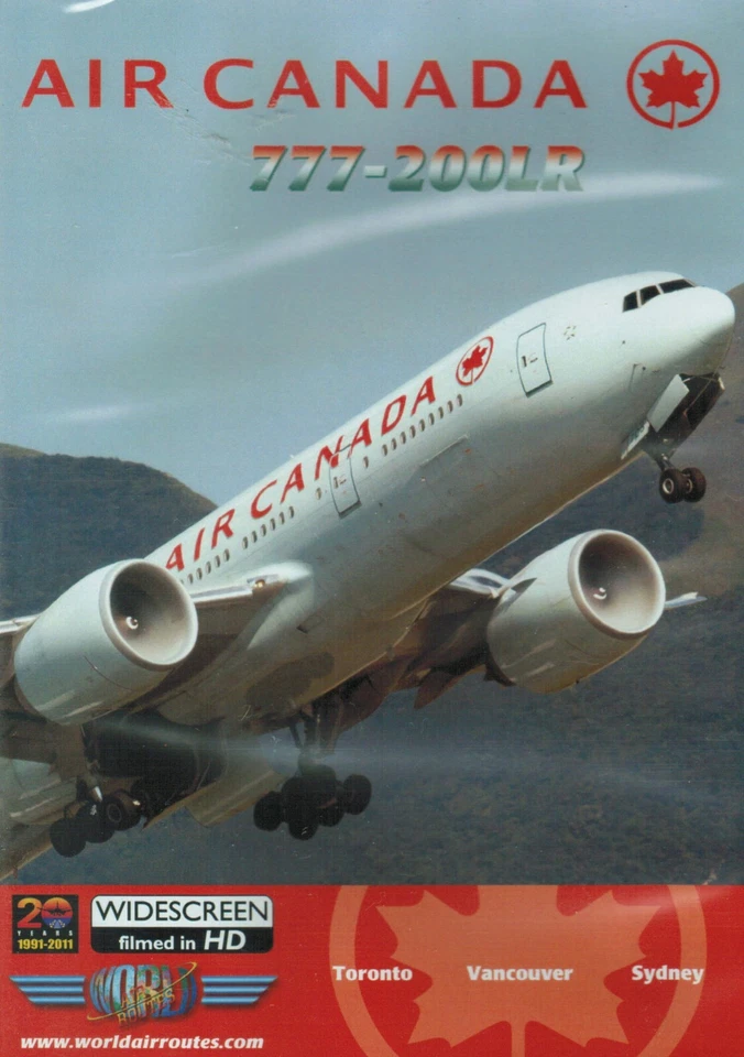 Air Canada 777-200LR Canada to Australia DVD - Image 1 of 1