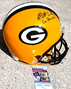 MATT LAFLEUR Green Bay Packers SIGNED Full Size Football Helmet JSA COA - Picture 1 of 5