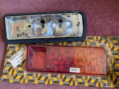 Lente RENAULT R-12 DIREITA ORIGINAL LANTERNA TRASEIRA SEIMA 7701015380, CARCAÇA 609D - Imagem 1 de 2