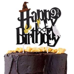Harry Potter Happy Birthday Cake Topper Bunting Party Decoration Anniversary Toy