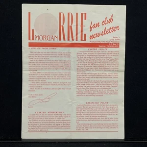 Boletín Lorrie Morgan Fan Club Música Country Edición 3 De Colección Julio 1994 - Imagen 1 de 4