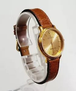 UNIQUE Women's 18K Gold Plated Watch LE CHATEAU 2011L in BOX. Diamond Mark - Picture 1 of 12