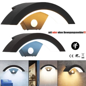 18W LED Außenleuchte mit ohne Bewegungsmelder Wandleuchte Sensor Außenlampe DE - Bild 1 von 17