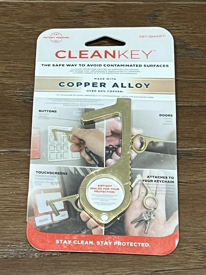 Original CleanKey KeySmart Aleación de Cobre Keytouch Nuevo Sellado Desgaste en Embalaje Foto 1 de 1