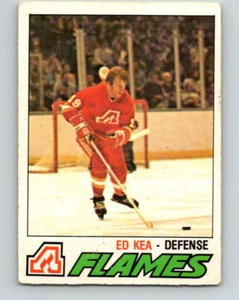 (HCW) 1977-78 O-Pee-Chee #301 Ed Kea  Atlanta Flames V15086