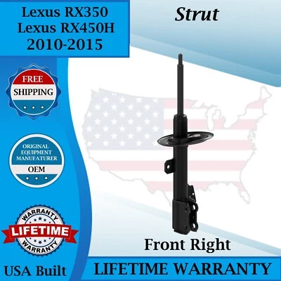 Monroe OEM Front Right Strut For 2010-2015 Lexus RX350/RX450H Lifetime Warranty - Image 1 of 4