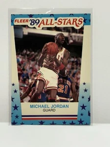 NBA MICHAEL JORDAN 1989-90 Fleer '89 All-Stars Sticker No. 3 - Picture 1 of 14