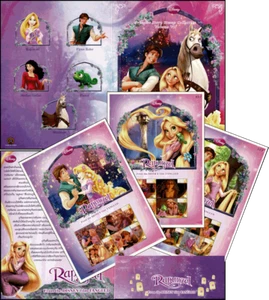PERSONALIZED SHEET: Disney - RAPUNZEL -PS(110-112) FOLDER (I)- (MNH) - Picture 1 of 4