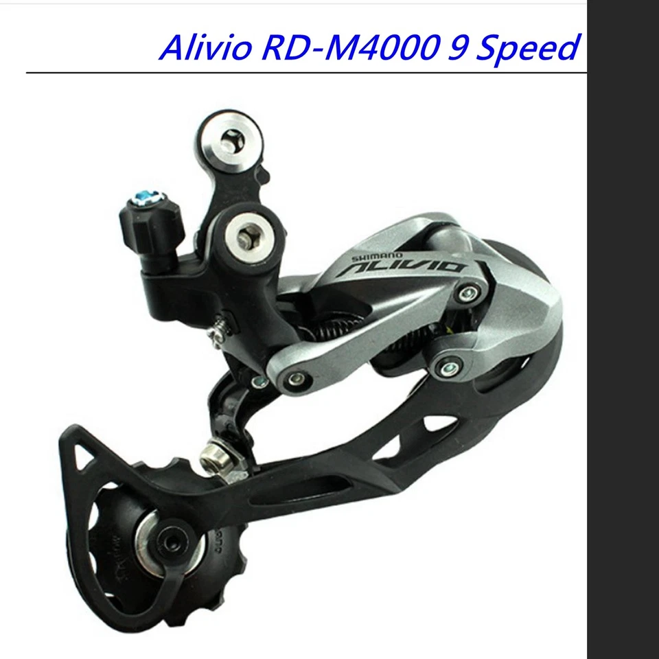 NOVO desviador traseiro Shimano Alivio RD-M4000 9 velocidades mountain bike - Imagem 1 de 2