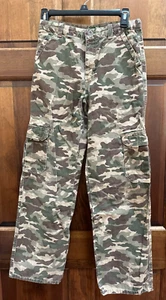 Gander Mountain Camo Cargo Pants YOUTH L 14 16 Hunting Outdoor Tactical - Picture 1 of 3