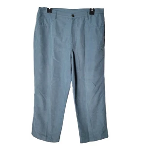 Alfred Dunner Womens Size 14P Blue Solid Chino Pants - Picture 1 of 10