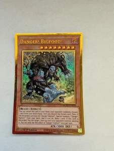 Yugioh - Danger! Bigfoot! (Gold Rare) (1st Edition) - MGED-EN018 - Picture 1 of 1