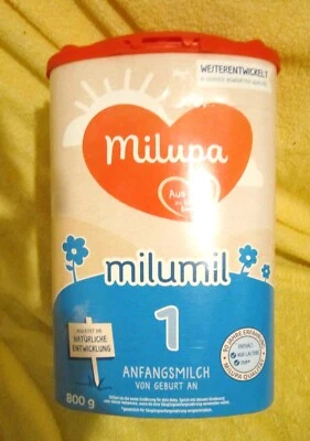 Milupa Milumil 1 – Anfangsmilch– Von Geburt an – ohne Palmöl - 800 g - Bild 1 von 4
