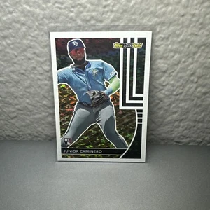 2024 Topps Update Black Gold Rookie Junior Caminero #BG-12 Topps Rays RC - Picture 1 of 2