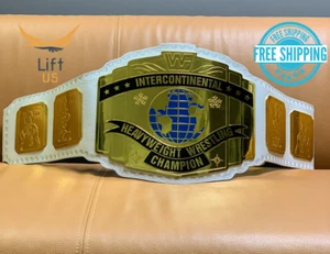 Réplica de cinturón de título Intercontinental campeonato de peso pesado correa blanca 2 mm - Imagen 1 de 5