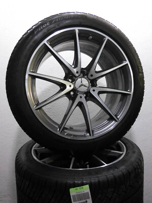 4 Winter Reifen 265/40 295/35 R19 Mercedes E Klasse W213 E63 19" Alufelgen Räder - Bild 1 von 4