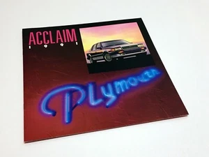 1991 Plymouth Acclaim Brochure - Picture 1 of 1