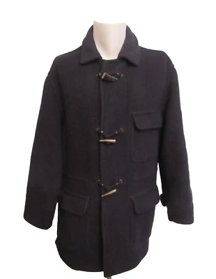 Abrigo de Lana Vintage Structure Le Collezioni Mezcla de Lana Pequeño Exterior Hombres Chaqueta Foto 1 de 4