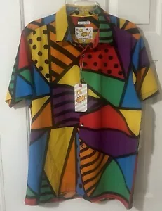 Drill Clothing Men’s Shirt Short Sleeve Stretch Oh Snap BOHO Beach Coastal Large - Picture 1 of 8