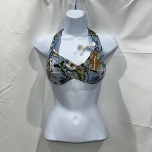Calzedonia Beachwear Size Medium (36) Padded Bikini Top Halter New With Tags - Picture 1 of 7
