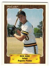 1990 ProCards * Rich Aude * Augusta Pirates