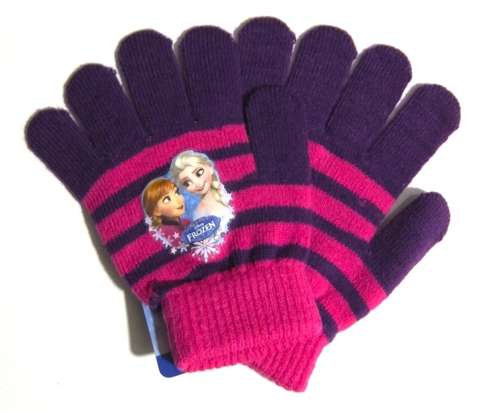 *FROZEN Gants REINE DES NEIGES -  taille unique extensible pour enfant fille - Photo 1/1