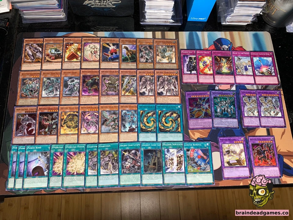 Yugioh Vellian Crowler Ancient Gear Machine Deck - Cyber Dragon, Train, Fusion - Image 1 of 1