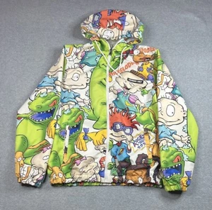 Chaqueta Nickelodeon Solo Miembros Para Hombres Mediana Rugrats Estampado Completo Cremallera Suave - Imagen 1 de 9