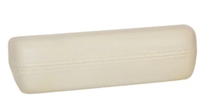 Almohadilla de reposabrazos delantera blanca 68-72 Dodge Plymouth cuerpo A - Imagen 1 de 2