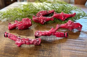 Cast Resin Faux Coral Drawer Pull, 4.5 - 5.5"Wide, 1 - 2" Span, Organic Shapes - Picture 1 of 13
