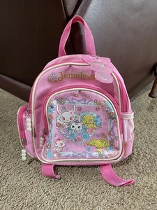 Sanrio Jewelpet 2012 Mini 10” Backpack Rucksack Bag Charm Pink - Picture 1 of 18