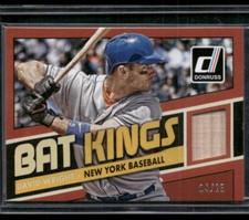 2015 Donruss David Wright 33 Bat Kings Studio Series  MEM, SN25