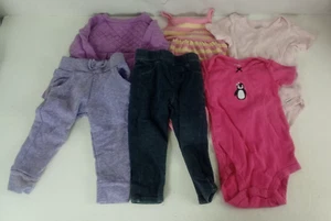 Mädchen Kleidung Größe 12 Monate gemischte Marken Paket 6 Teile (A) - Bild 1 von 13