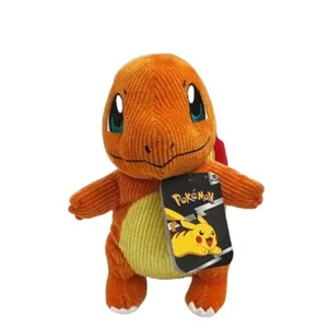 Jazwares Pokemon Select Corduroy 8" Plush Charmander Officially Licensed NWT - Picture 1 of 4