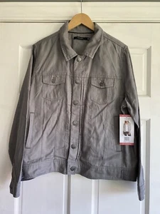 Chaqueta ligera BI19 Tahari gris para mujer XL - Imagen 1 de 4