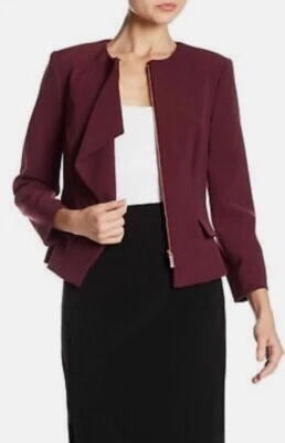 Куртка блейзер Ted Baker London Pippar с оборками спереди пеплум размер 6 - Изображение 1 из 4