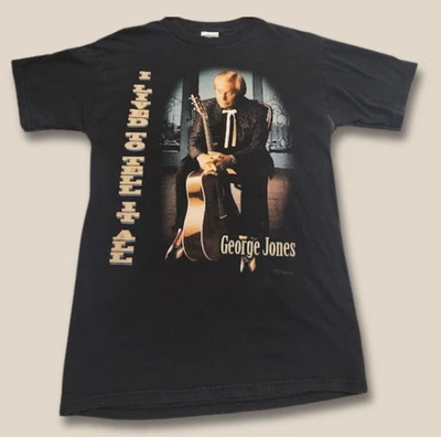 Camiseta grande de colección 1996 George Jones I Lived to Tell It All Tour Foto 1 de 4