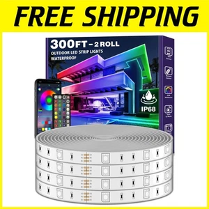 Waterproof LED Strip Lights with Bluetooth Music Sync - Picture 1 of 9