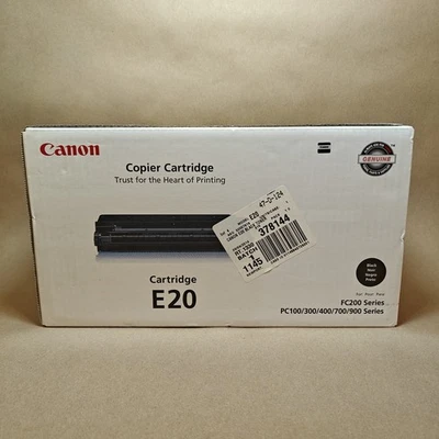 Genuine Canon E20 Black Toner Copier Cartridge - new, sealed, OEM - Image 1 of 4