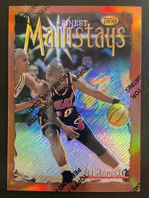 Tim Hardaway 1996-97 Topps Finest Refractor With Coating Miami Heat #215 - Image 1 of 2