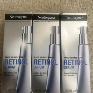 (3er Pack) Neutrogena Rapid Wrinkle Repair Retinol Serum Linien Anti-Aging 1,0 OZ - Bild 1 von 1