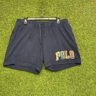 Pantalones Cortos Polo Ralph Lauren Para Hombres 2XL XXL Logo Hechizo Paisley Bandana Estampado Sudor Foto 1 de 4