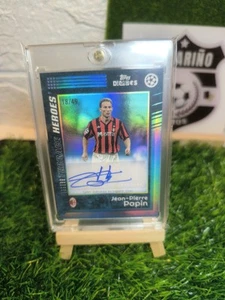 /49 Jean-Pierre Papin Autografo Topps Decades 1990's Ac Milan - Imagen 1 de 2