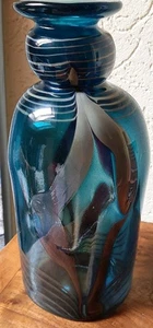 Eisch Glaskunst Vase Signiert Irisierend - Bild 1 von 10
