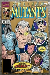 The New Mutants #87 - ¡Primer cable de aplicación! Edición clave 1990 Marvel segunda impresión X-Men en estado bastante bueno/casi nuevo - Imagen 1 de 12