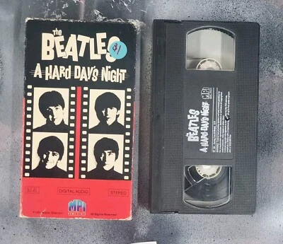 Vintage The Beatles A Hard Days Night VHS Movie Video Cassette Tape 1299 - Image 1 of 2