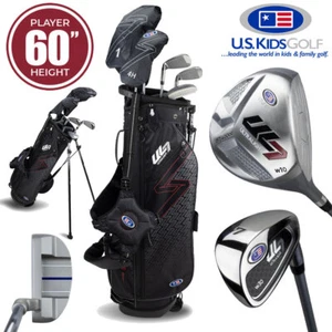 US Kids 5-Club Stand Bag Junior Boys Golf Club Set 60'' Age 11 - NEW! 2024 - Picture 1 of 19