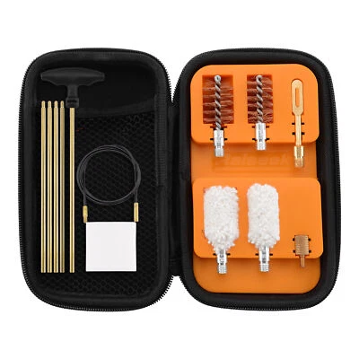 Shotgun Cleaning Kit for 12/20 Ga Gun Cleaning Kit Bronze Brush Cotton Mop