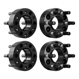 4Pcs 6x135 to 6x135 Black HubCentric Wheel Spacers Adapters 2 inch For Ford F150 - Picture 1 of 9